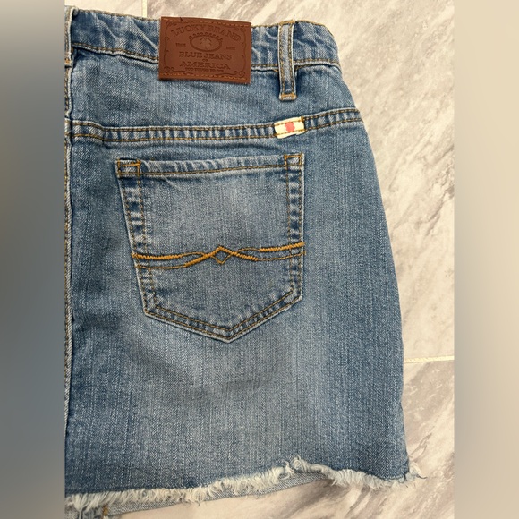 Lucky Brand blue jean mini Skirt size 14 - Picture 7 of 7